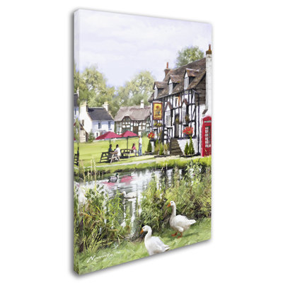 Armand 'Village Pub' Print on Canvas