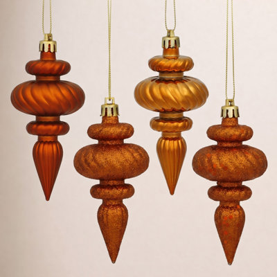 4" Shatterproof Finial Ornament