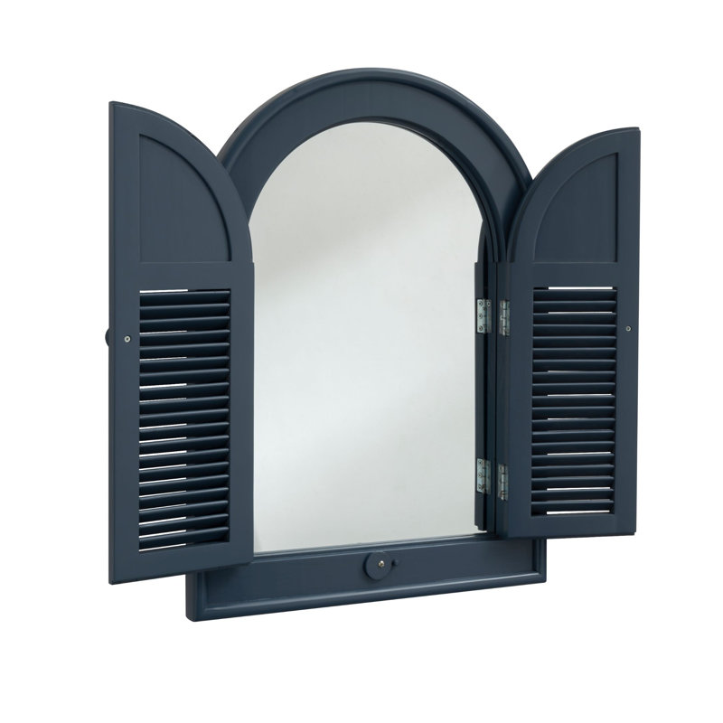 Valery Wood Flat Wall Mirror