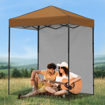 6x4 Canopy Tent, Heavy Duty Pop up Canopy with Sidewall