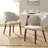Kanalu Wing Back Side Dining Chair with Solid Wood Legs-466691581