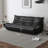 3-Seat Faux Leather Bean Bag Sofa