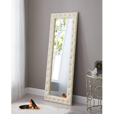 Miroirs pleine grandeur touffetés en cristal Keyly