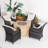 Gather Around The Light: 5-Piece Fire Pit Conversation Set