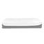 Très grand matelas en mousse viscoélastique très grand avec plateau moelleux très serré, mousse de 3 pouces et accouchement comprimé de taille moyenne pour lit double, 1 couche de réduction de mouvement, housse à double couche