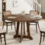 Dining Table with Wood Base