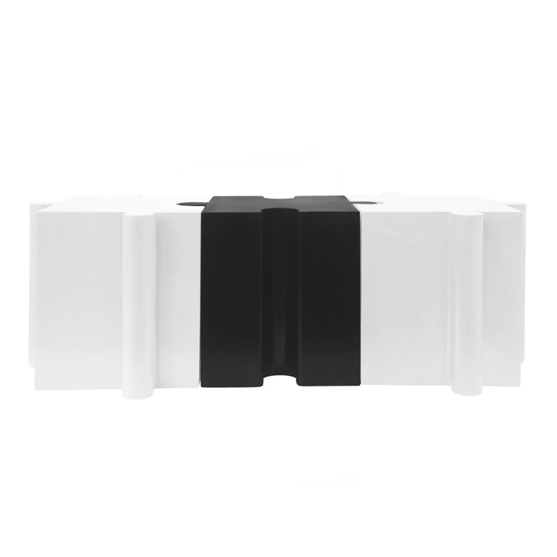 3-Piece Artistic Puzzle Table Set/Modular MGO Side Tables With Interlocking Design (2 Convex & 1 Concave)/ 200Lb Capacity For Indoor & Outdoor