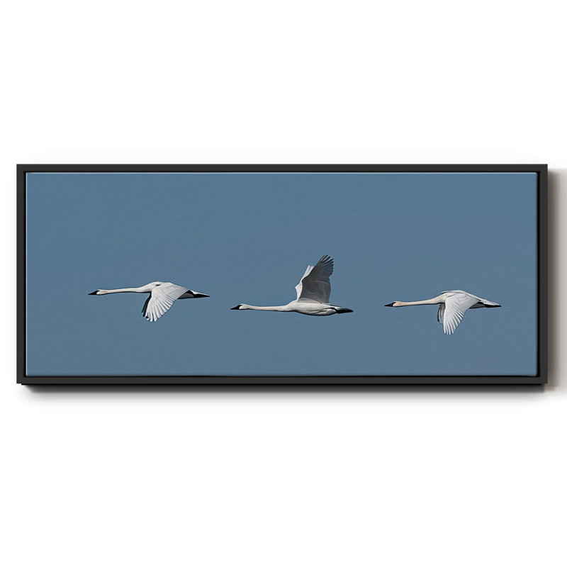«Wing Up Wing Down», toile encadrée, H 12 po x l 30 po