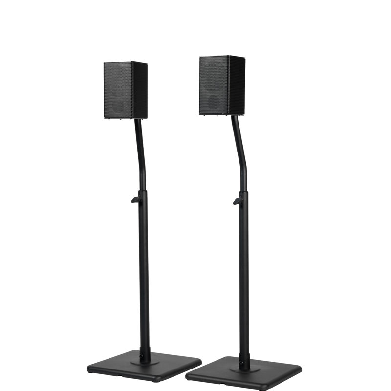 Pieds pour haut-parleurs Ebern Designs, réglables en hauteur, pouvant supporter jusqu'à 11 lb, 2 paires