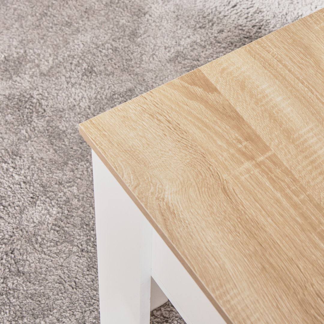 Lift Top Four Leg Coffee Table with Storage