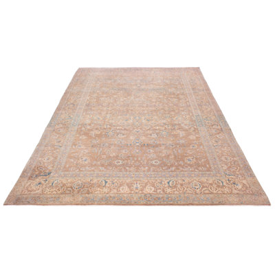 Tapis unique en laine de 9 pi 3 po x 12 pi 10 po Youko