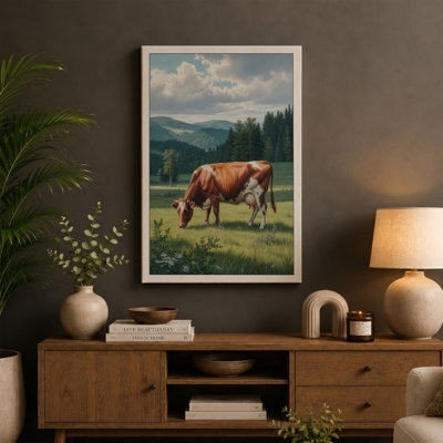 Pastoral Grazing Rustic - Wrapped Canvas
