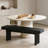 Black-toned Storage Bench, Entryway Kitchen Dining Seating, MDF 2-Seat Shoe Storage with 47 Inch Length
