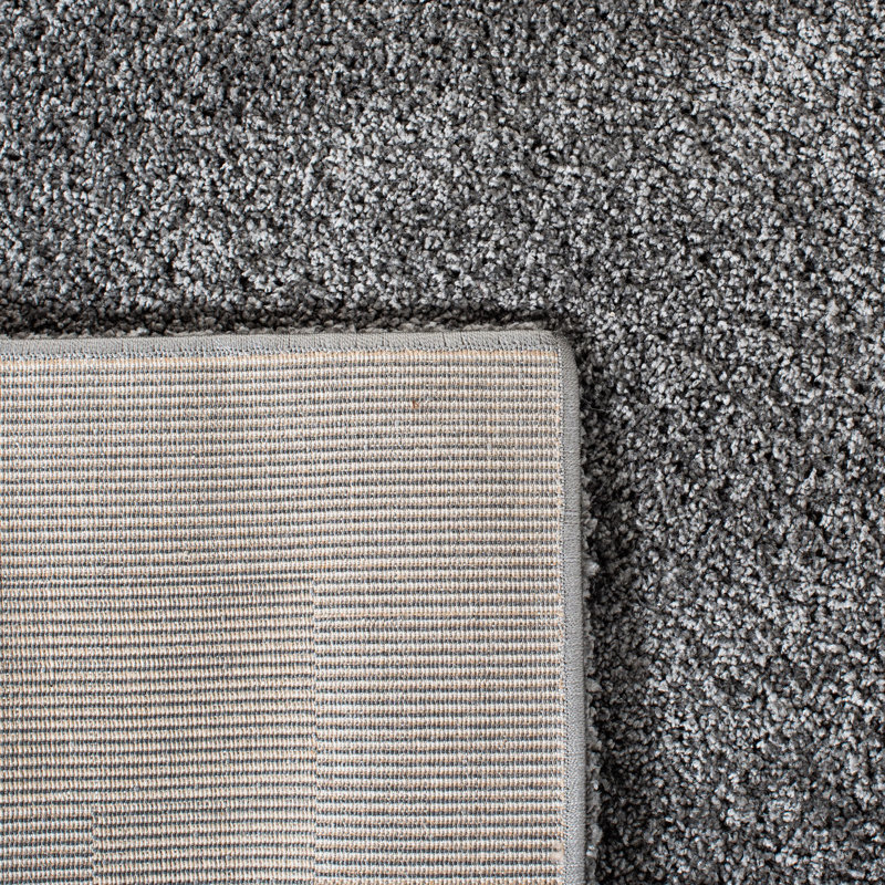 Tapis gris à motif géométrique Assar, Rectangle de 5 pi 3 po x 7 pi 6 po