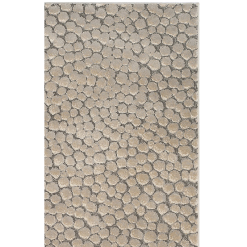 Edvin Performance Geometric Rug, Square 5'