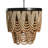 2-Tier Draped Wood Bead Chandelier-1179555379