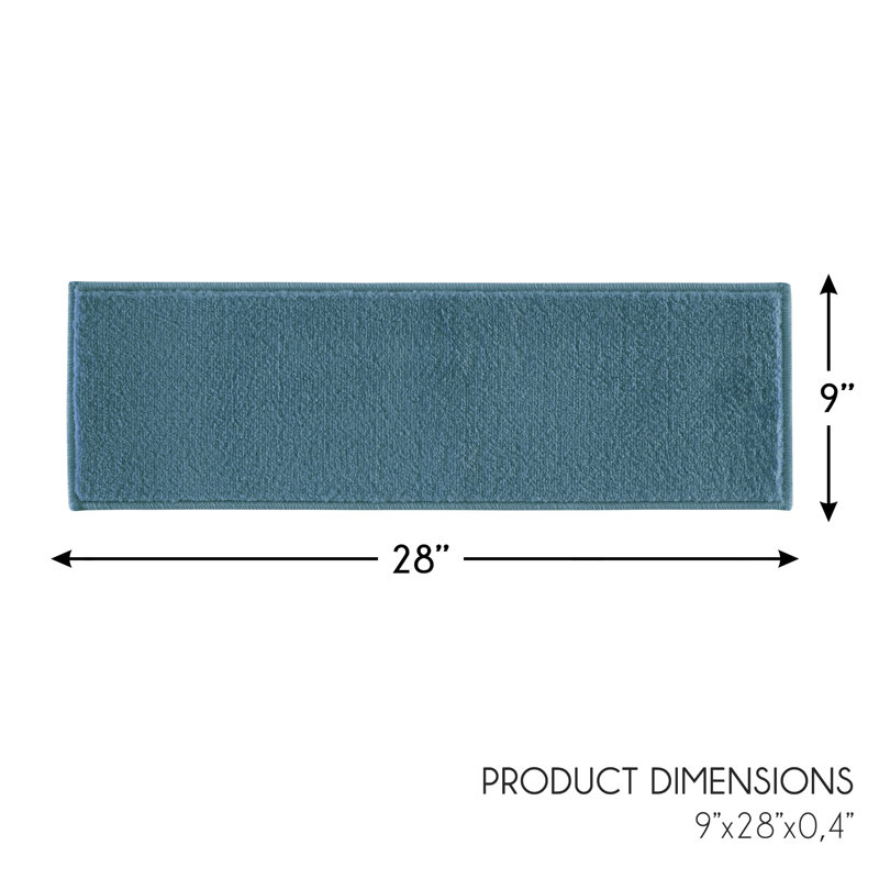Earnestean Non-Slip Stair Tread, Teal, 13