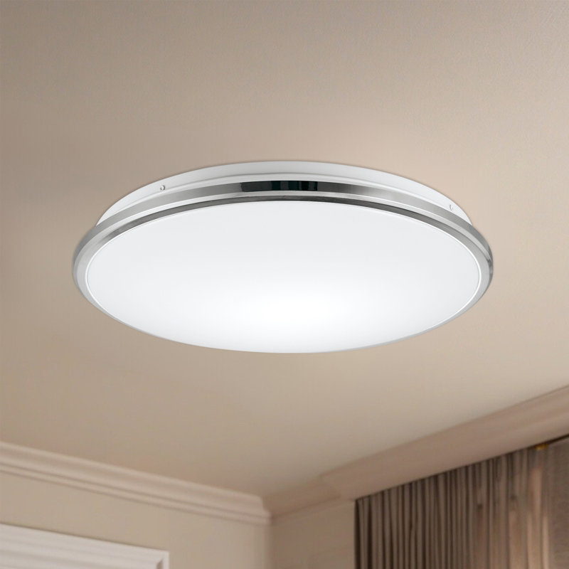 Plafonnier encastré 1 lumière DEL Brook, H 2,25 po x l 11,13 po x P 11,13 po