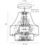Hannie 8 - Light Chandelier