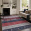 Vintage Look Cotton and Chenille Flatweave Area Rug-1222924614