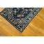 Chinese 1930s Rectangle Peking Blue Knotted Small Scatter Size Wool Antique Rug