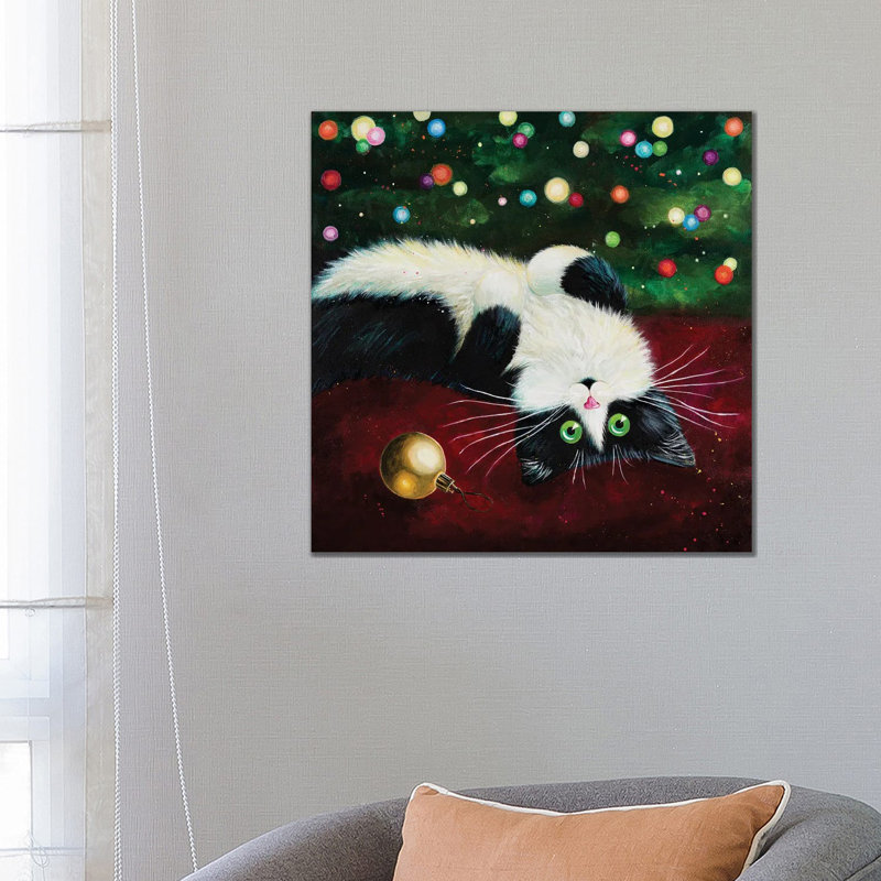 Baubles 1 Piece Wrapped Canvas Wall Art, 66.04 cm H x 66.04 cm W