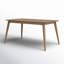 Table de salle à manger rectangulaire avec pieds fuselés l 59,06 po Gallman-292885319-305728034