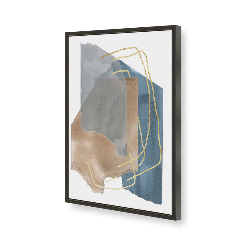 Fragments of Light I Print in a Frame, H 17 po x l 13 po, Noir satiné