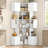 71 Inch Corner Bookshelf, 5 Tier Storage Bookcase, L-shaped Cube Bookshelf, Wood Modern Book Shelf Organizer For Living Room/home Office/bedroom Display Unit, White-1647587500