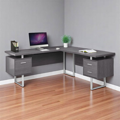 Alonzo Corner L Shape Modern Computer Desk