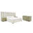 Nixa - Modern Beige Velvet Bed-1087290344