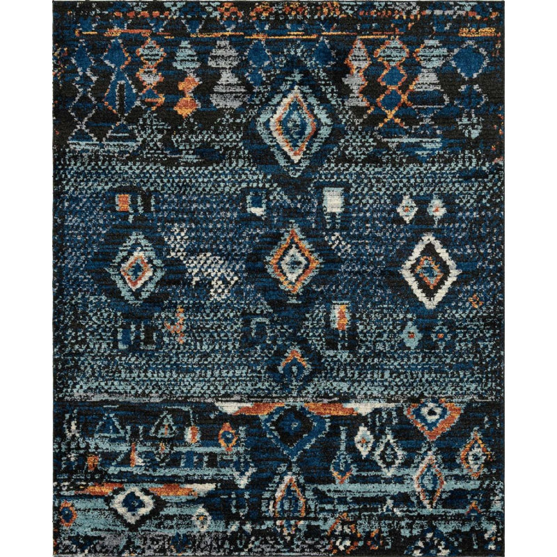 Victorville Abstract Indoor Rug, Rectangle 8' x 10'