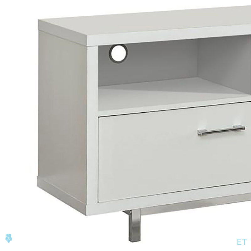 Meuble télé 60 po, Blanc