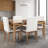 Coetzee Solid Wood Base Dining Table