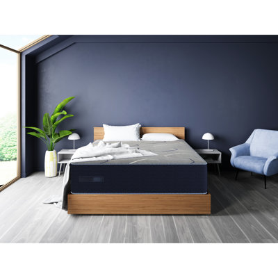Lit simple extra long -. Cool et confortable avec double refroidissement. Gen Ii Gel Foam pour un sommeil amélioré. Bobines individuellement emballées par transfert de mouvement. Régule la température. Bleu marine. 82,23 po de diamètre,