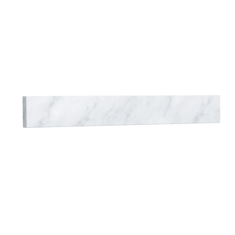 Dosseret de remplacement de 24 pouces en marbre de Carrare blanc