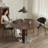 Black Walnut Walnut Solid Wood Dining table-1764168298