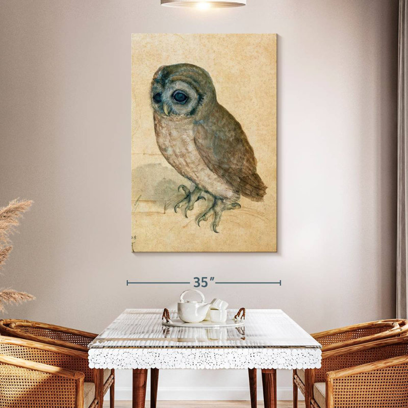 Brampt The Little Owl, 51" H x 34" W