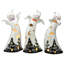 Set of Three Halloween Ghost Decoration