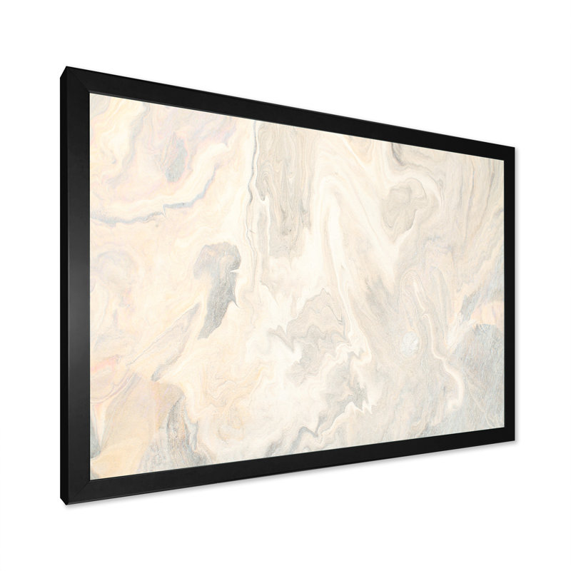 «Wave Art», impression sur toile Floater, Cadre noir, H 24 po x l 36 po x P 1 po