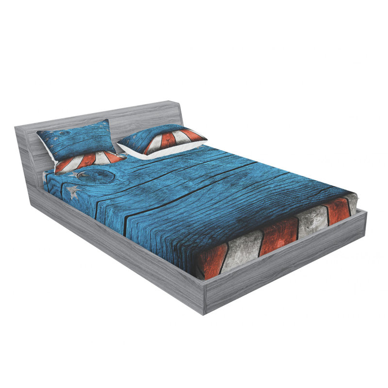 Microfiber Sheet Set, Full/Double Sheet Set with Fitted Sheet