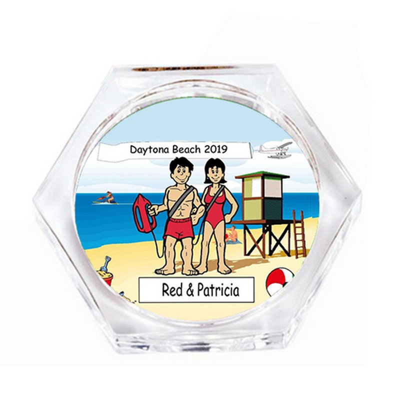 Ensemble de 4 sous-verres personnalisés, Oui