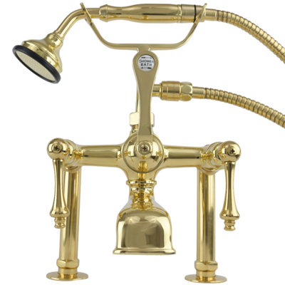 British Telephone Faucet with Diverter and Handheld by Strom Living