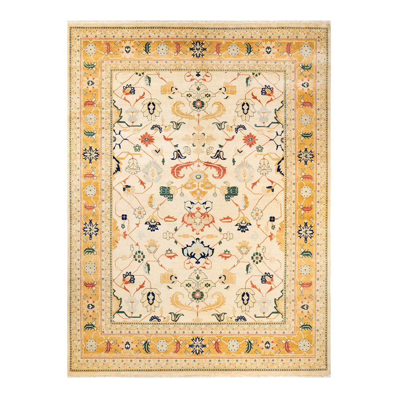Uland One-of-a-Kind 9' 1" X 12' 4" Hand Knotted Area Rug