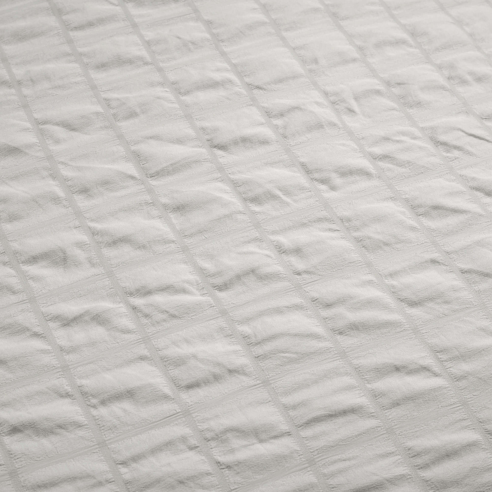 Crinkle 3 Piece All Season Crinkle Textured Dobby Comforter Set, Twin Extra Long, Light Gray
