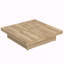 Table basse avec plateau coulissant et rangement