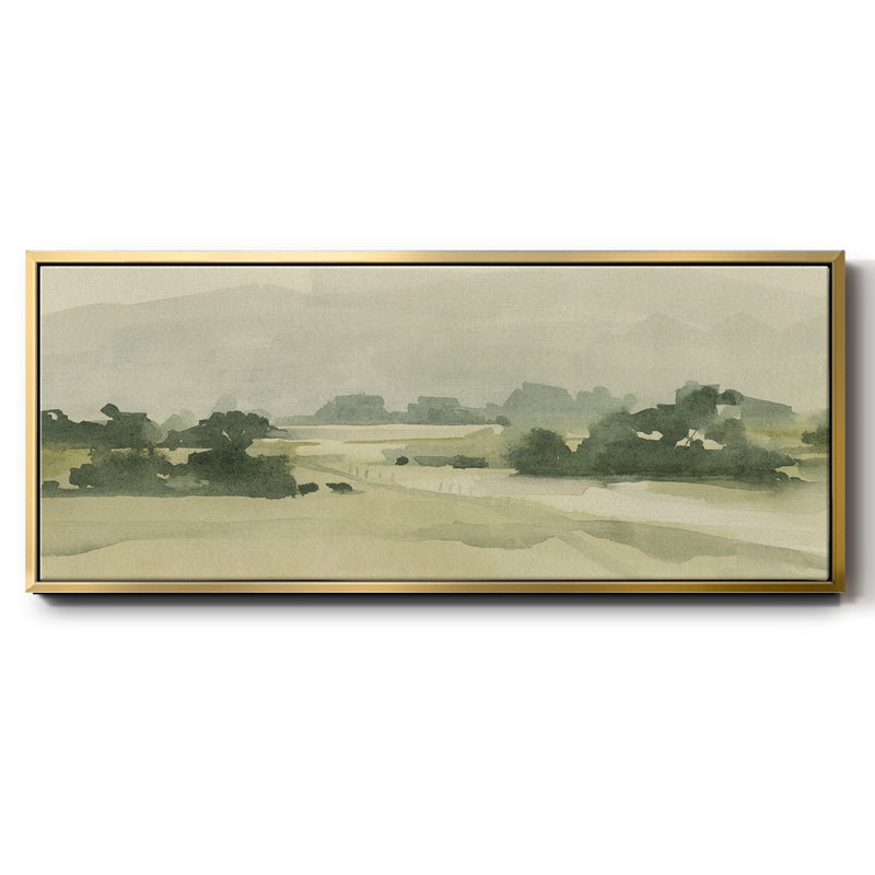 Watercolor Pasture II - toile encadrée
