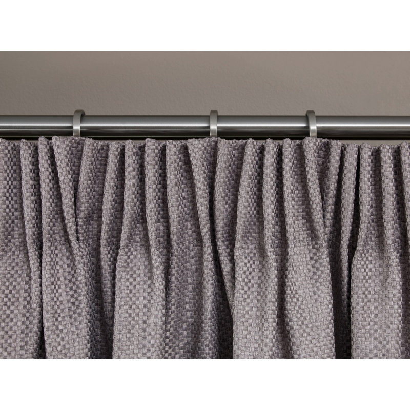 Scandinavia Room Darkening Sliding Panel, Gray, 94" x 118"