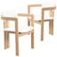 Fauteuil de salle à manger en cuir végétalien Cowles-1939418453-1898839965