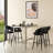 Mid-Century Modern Upholstered Bar Stool with Nailhead Trim -174918215